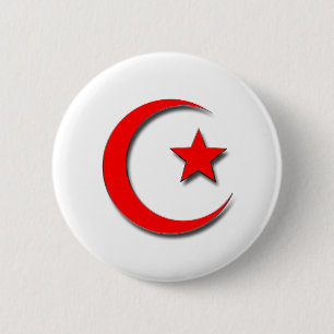 Macaron Rond 5 Cm Croissant islamique