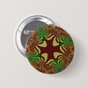 Macaron Rond 5 Cm Croix de bronze