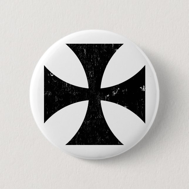 Macaron Rond 5 Cm Croix de fer - Allemand/Deutschland Bundeswehr (Devant)