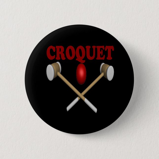 Macaron Rond 5 Cm Croquet (Devant)