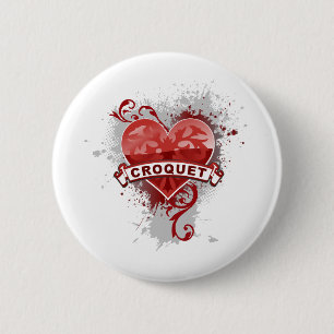 Macaron Rond 5 Cm Croquet d'amour