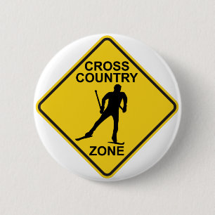 Macaron Rond 5 Cm Cross Country Ski Zone
