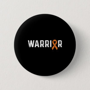 Macaron Rond 5 Cm Crps Sensibilisation Orange Ribbon Warrier
