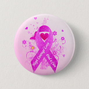 Macaron Rond 5 Cm Cru rose de ruban