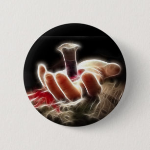 Macaron Rond 5 Cm Crucifixion