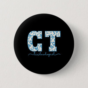 Macaron Rond 5 Cm Ct Tech Cat Scan Tech Skeleton Radiologie Départem