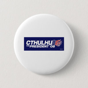 Macaron Rond 5 Cm Cthulhu pour le président Button