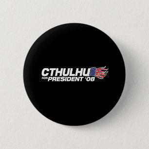 Macaron Rond 5 Cm Cthulhu pour le président Button