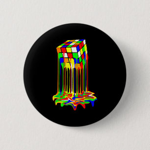 Macaron Rond 5 Cm cube coloré impressionnant graphique