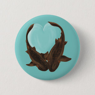 Macaron Rond 5 Cm Cuddling Nurse Sharks