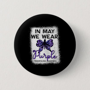 Macaron Rond 5 Cm Cuillère De Sensibilisation Fibro En Mai Nous Port
