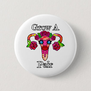 Macaron Rond 5 Cm Cultiver une paire Cuterus Kawaii Uterus