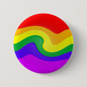 Macaron Rond 5 Cm Customisez ce remous d'arc-en-ciel