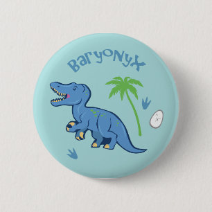 Macaron Rond 5 Cm Cute Baryonyx
