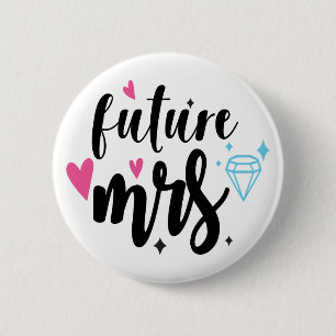 Macaron Rond 5 Cm Cute Bride Mme Mariage Fête des mariées Fiançaille