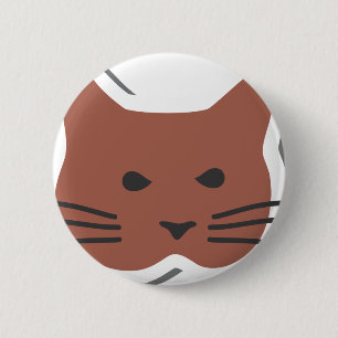 Macaron Rond 5 Cm Cute Chat 2