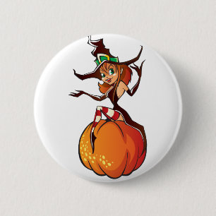 Macaron Rond 5 Cm Cute Halloween