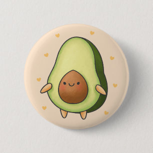 Macaron Rond 5 Cm Cute Kawaii Avocado