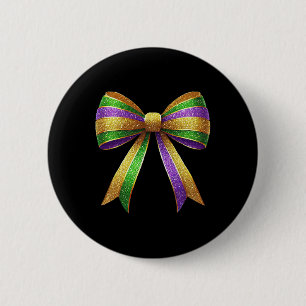 Macaron Rond 5 Cm Cute Mardi Gras Gras Coquette Gros Mardi Enfants F