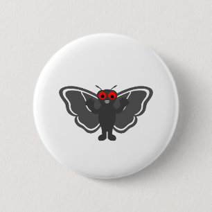 Macaron Rond 5 Cm Cute Mothman