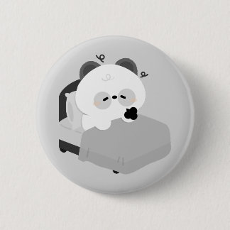 Macaron Rond 5 Cm Cute Panda