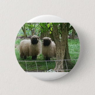 Macaron Rond 5 Cm Cute Sheep