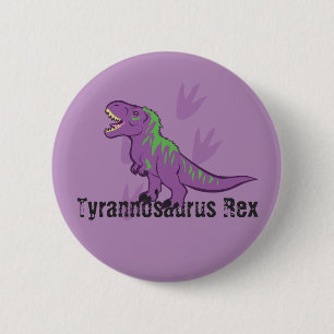 Macaron Rond 5 Cm Cute Tyrannosaure