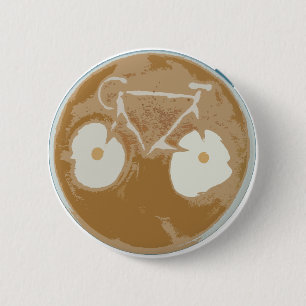 Macaron Rond 5 Cm Cyclisme Art Latte