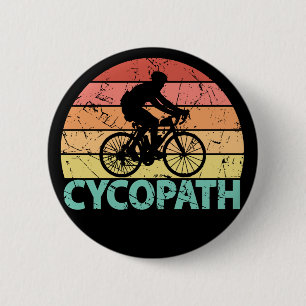 Macaron Rond 5 Cm Cycliste Cycliste amusant Cycopath