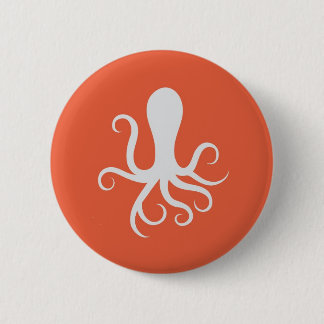 Macaron Rond 5 Cm Cycloptopus - orange