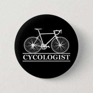 Macaron Rond 5 Cm cycologue Funny Cycliste pour cyclistes et cyclist