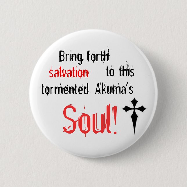 Macaron Rond 5 Cm D. Bouton gris d'homme (Devant)