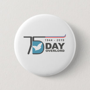 Macaron Rond 5 Cm D-Day Overlord 1944 2019