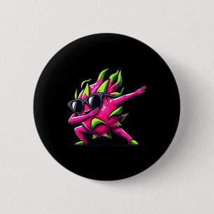 Macaron Rond 5 Cm Dab Fruit Dancing Dabbing Dragon Fruit Meme