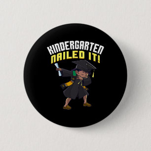 Macaron Rond 5 Cm Dabbing Graduation Cl Of 2025 Girl Kindergarten Na