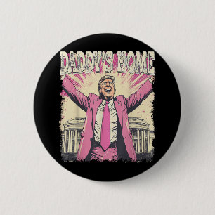 Macaron Rond 5 Cm Daddy Accueil Trump Daddy Daddy Home