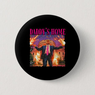 Macaron Rond 5 Cm Daddy Home Maison Blanche Trump