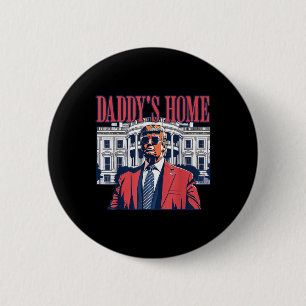 Macaron Rond 5 Cm Daddys Home Maison Blanche Trump 2024