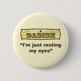 Macaron Rond 5 Cm Dadisme - Je me repose juste les yeux