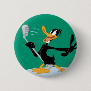 Macaron Rond 5 Cm DAFFY DUCK™ Singing