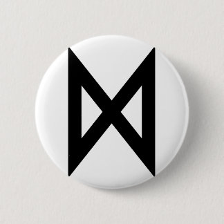 MACARON ROND 5 CM DAGAZ RUNE