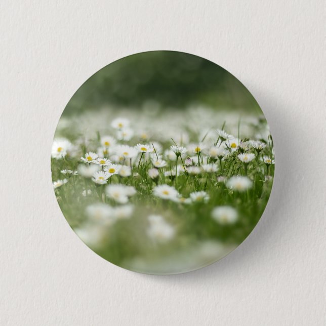 Macaron Rond 5 Cm Daisy Meadow (Devant)