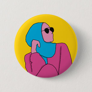 Macaron Rond 5 Cm Dame