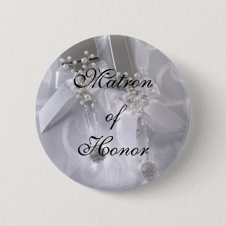 Macaron Rond 5 Cm Dame de honneur