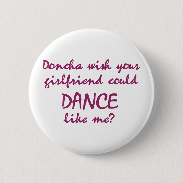 Macaron Rond 5 Cm DanceChick Doncha (Devant)