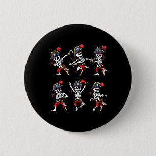 Macaron Rond 5 Cm Dancing Pirate Skeletons Dance Challenge Boys