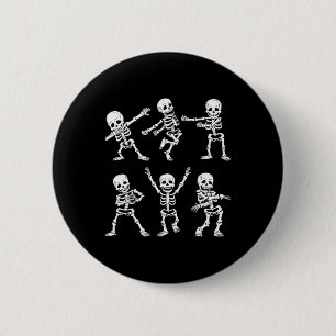 Macaron Rond 5 Cm Dancing Skeletons Dance Challenge Boys Girl