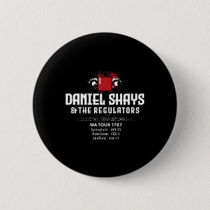 Macaron Rond 5 Cm Daniel Shays Machusetts Histoire