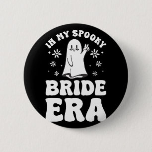 Macaron Rond 5 Cm Dans mon époque de mariée effrayante Halloween Bac