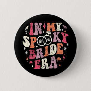 Macaron Rond 5 Cm Dans Mon Époque Éffrayante De Mariée Halloween Mar